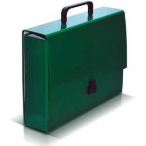 Teczka z rączką VauPe A4/8cm Classic II, Zielona